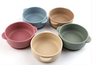 Bols pour bébé avec ventouse |   Bol alimentaire en silicone Stay Put pour bébés, enfants, tout-petits et nourrissons |   Silicone de qualité alimentaire, souple, sûr et sans BPA - Product Image 2
