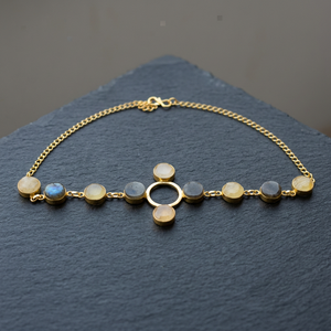 Ensemble collier et boucles d'oreilles en laiton, tendance, pour mariage, fiançailles, anniversaire, fête, fait main, usage quotidien pour femmes - Product Image 3