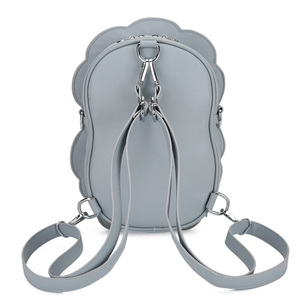 Tùy chỉnh rõ ràng PVC ITA Ba lô pins hiển thị da trường ếch hình dạng ba lô tùy chỉnh thiết kế ITA Túi sản xuất - Product Image 3