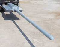 Attache de pince à balles pour chariot élévateur hydraulique robuste avec flèche télescopique, capacités 2000kg, 2500kg, 3000kg, performance stable, garantie 1 an