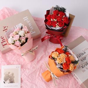Ramo <span class=keywords><strong>de</strong></span> Rosas para el Día <span class=keywords><strong>de</strong></span> San Valentín 2025, 9 Rosas, Flores Eternas, Regalo para Novias, Madres, Día <span class=keywords><strong>de</strong></span> San Valentín, Mini Flores Secas - Product Image 1