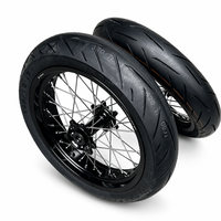 Kit de roues Supermoto Surron Ultra Bee 17 pouces, jantes 7075, moyeu CNC, pneus semi-slick pour moto électrique Sur-Ron