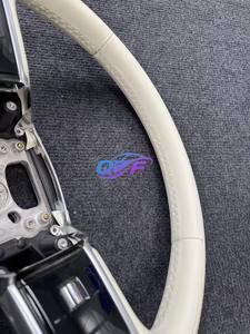 Volant en cuir perforé bois pour Land Rover Sport Range SVR L494 L405 <span class=keywords><strong>Evoque</strong></span> volant en bois - Product Image 5