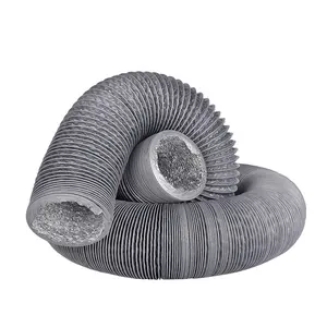 8 Inch Reinforced Combi Aluminum PVC Flexible Air Duct Hose Ducting For Air Condition