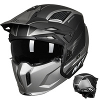 Casque Modulable Intégral MT Streetfighter Homologué DOT ECE en ABS, pour Motocyclette Style Route Personnalisable