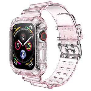 <span class=keywords><strong>Bracelet</strong></span> en Silicone de haute qualité pour <span class=keywords><strong>Apple</strong></span> <span class=keywords><strong>Watch</strong></span> 40/41mm 44/45mm <span class=keywords><strong>Bracelet</strong></span> Sport de couleur Fluorescent <span class=keywords><strong>Transparent</strong></span> pour Iwatch 4/5 - Product Image 5