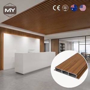 Panel Lineal <span class=keywords><strong>de</strong></span> Metal Ranurado para Techo, Diseño <span class=keywords><strong>de</strong></span> <span class=keywords><strong>Madera</strong></span>, Aleación Ecológica, Fácil Instalación, Modelo 2026 - Product Image 1
