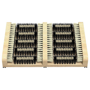 Fsc giày bằng gỗ bàn chải, khởi động bàn chải scraper, gỗ tấm thảm chùi chân - Product Image 5