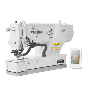 Gc1790a-L haute vitesse électronique droite plus longue trou écran tactile bouton Holer Machine à coudre industrielle