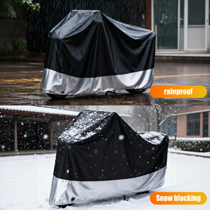 Housse de <span class=keywords><strong>moto</strong></span> universelle XL XXL XXXL, coupe-vent, anti-rayures, résistante aux intempéries, pour <span class=keywords><strong>garage</strong></span> et stationnement - Product Image 4