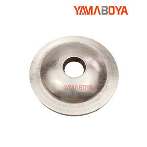 Yamaha Outboard <b>Motor</b> Locking Handle Pad 648-43114-01 Stainless Steel Replacement Part - Product Image 3