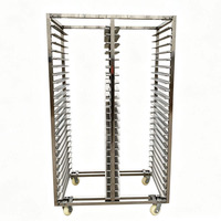 Grille de refroidissement industrielle semi-professionnelle pour gâteaux et pains, en acier inoxydable SUS 304/SUS 316, 30-32 niveaux, pour cuisines commerciales