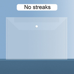 Renkli şeffaf şerit baskı tasarımı A4 boyutu belge cüzdanı özel belge dosya klasörü <span class=keywords><strong>Snap</strong></span> düğmesi zarf klasörü - Product Image 5