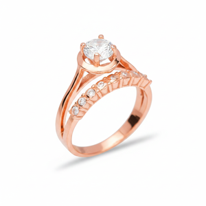 Zircon Stone Band Design Engagement Jewellery Wholesale 925 Sterling <b>Silver</b> Jewelry Turkish Cluster <b>Solitaire</b> <b>Ring</b> - Product Image 2