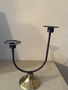Vintage Rustic Taper Candle <b>Holder</b> Handcrafted Powder Coated New Design Trendy Candle <b>Holder</b> Accent Best Price Candle Stand - Product Image 2