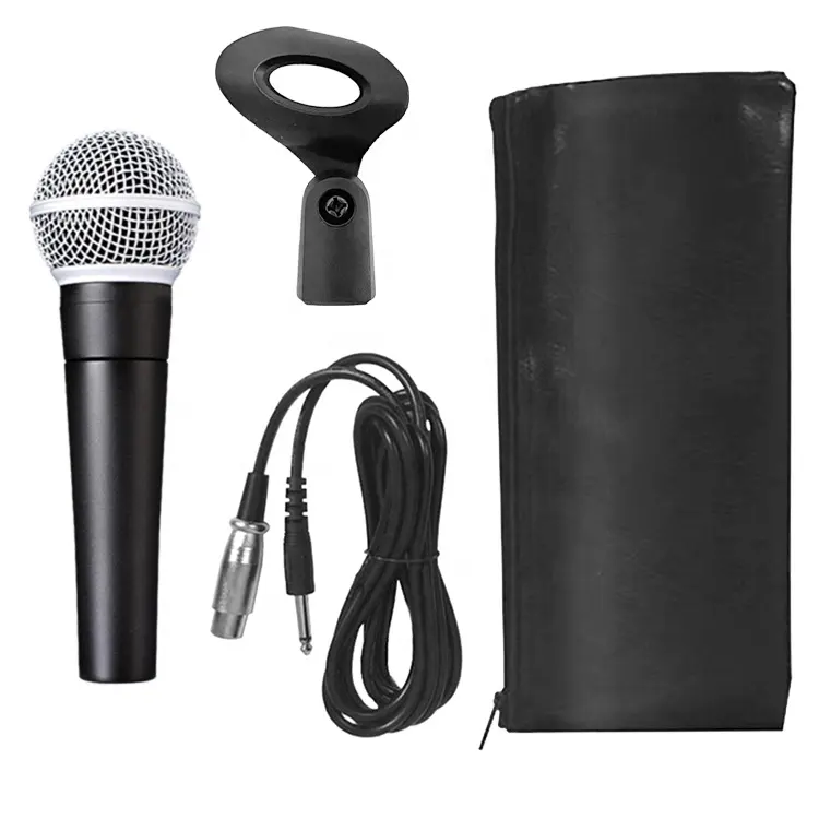 Orijinal kalite PN-58 kablolu profesyonel vokal kardioid dinamik mikrofon Karaoke mikrofon PN-58
