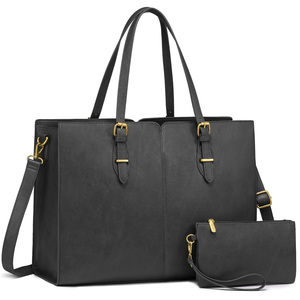 Sac à main pour <span class=keywords><strong>ordinateur</strong></span> portable en cuir PU vintage pour femmes, imperméable, pour le travail, le bureau, le transport, le sac à main, le sac à bandoulière, YiDai, toutes saisons - Product Image 2