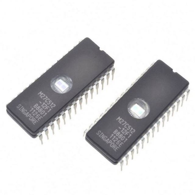 Original Brand M27C512-12F1 M27C512-10F1 27C512 DIP-28 EPROM IC CHIPS Drive IC