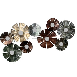 ตกแต่งบ้านผนังศิลปะจานโลหะที่มีการออกแบบปอกระเจาเนื้อทอสำหรับตกแต่งบ้าน - Product Image 4