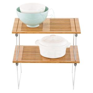 Bamboo Wooden Kitchen <b>Dish</b> Drainer Rack - Product Image 1