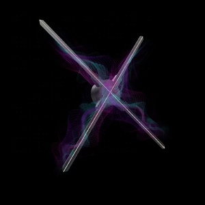 3D Holographic hiển thị Fan treo tường sàn đứng quảng cáo thiết bị giải pháp - Product Image 3