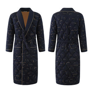 Prix d'usine pour longue robe de chambre femme, robe de chambre blanche à capuche, robe de chambre homme - Product Image 1