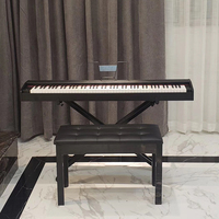 Factory Customization 88-Key Portable Digital Piano Full Beffa Hammer Action Keyboard 128 Polyphonic 800 Tones Beginner-Friendly