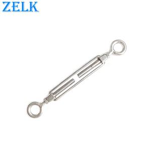 Turnbuckle ZELK <span class=keywords><strong>Rigging</strong></span> Screw, Baja Anti Karat AISI316/304 Poles Tinggi, Tipe Eropa, Mata Terbuka, Ukuran Imperial - Product Image 1