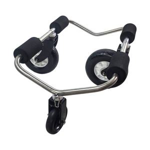 <span class=keywords><strong>Chariot</strong></span> <span class=keywords><strong>kayak</strong></span> universel à cadre en acier inoxydable avec roues réglables pour les plages et l'herbe pour les chariots à main et les chariots - Product Image 6