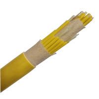 Cable de Fibra Óptica Flexible Aislado para Interiores con 10 Conductores para Comunicación