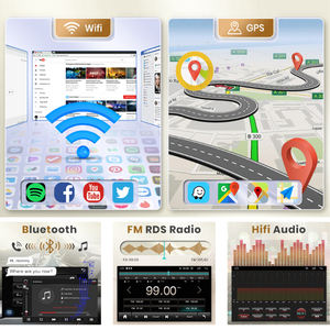 Autoradio Android avec GPS pour <span class=keywords><strong>Renault</strong></span> Sandero Symbol 2015-2020, Carplay, 64 Go, écran 9 pouces, lecteur multimédia, Bluetooth, Wifi, FM, SWC, OTA, 4 cœurs - Product Image 4
