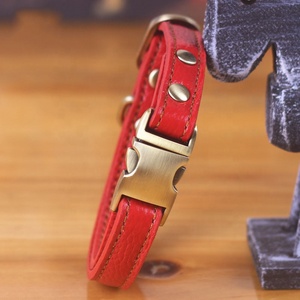 Luxe Hoge Kwaliteit Brede Private Label Lederen Training Hondenhalsband Sublimatie - Product Image 6