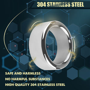 Sexbay новейший дизайн из нержавеющей стали высокого качества замок петух кольцо мужской усилитель кольцо для увеличения задержки кольцо большой петух человек - Product Image 5