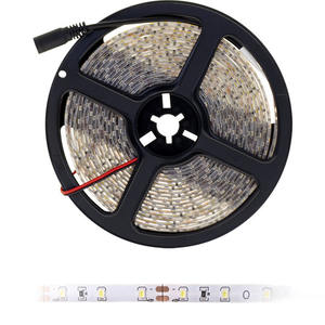 VOSTOK 12Vdc Tira de LED 2,4 W/m con 60LED/M 3200K Blanco cálido SMD 5050 IP65 5 m/rollo ROHS EMC Certificado para iluminación de jardín interior - Product Image 1