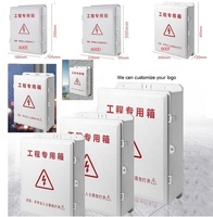 Boîtier électrique en plastique ABS pour courant faible, boîte de jonction en plastique et boîtier de surveillance étanche sans verrouillage