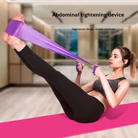 Bandes de résistance de fitness fournies par le fabricant pour le yoga et la musculation Cordes élastiques extensibles et sangles de tension