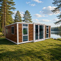 Maison préfabriquée de luxe extensible à 3 chambres, maisons mobiles abordables, petites maisons préfabriquées pour livraison