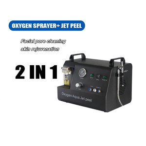 New Arrival Oxygen Jet Spray 80mw Pore Cleaning 2 In 1 Hydro Jet Facial Rejuvenation Oxygen Jet Peel <b>Machine</b> - Product Image 1