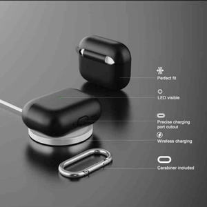 Funda de silicona original <span class=keywords><strong>para</strong></span> auriculares de microfibra con carga inalámbrica <span class=keywords><strong>para</strong></span> <span class=keywords><strong>Airpods</strong></span> Pro 3, funda de silicona líquida con <span class=keywords><strong>forro</strong></span> flocado - Product Image 6