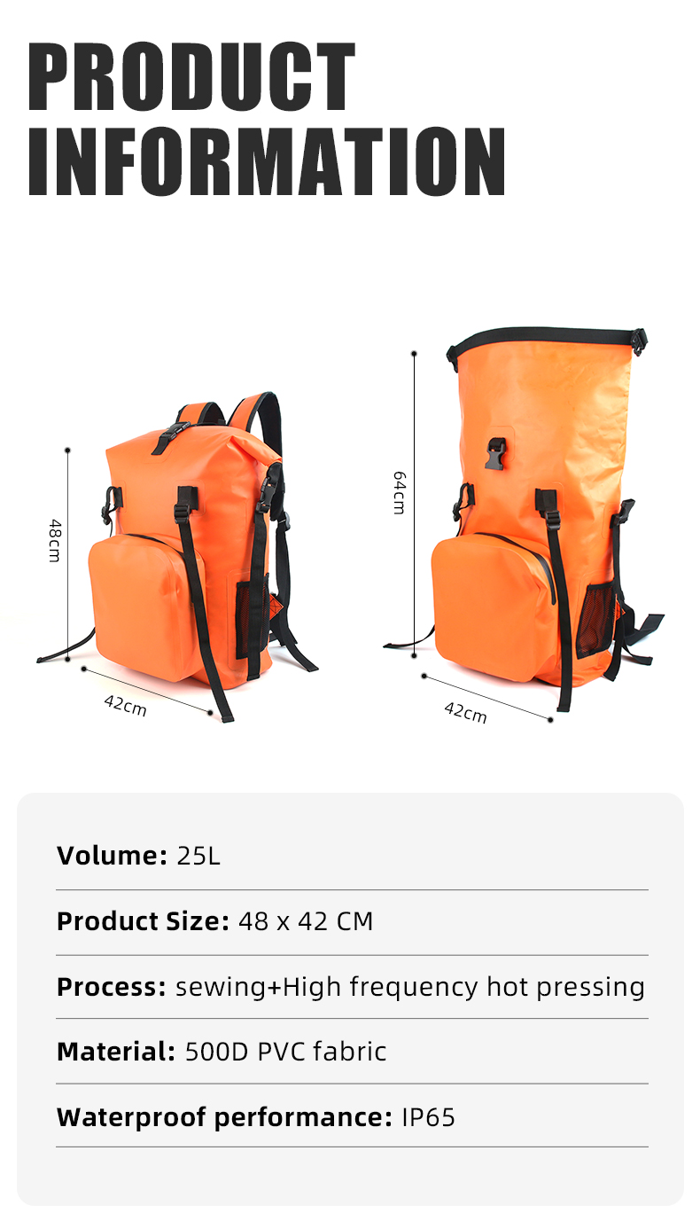 product-750-1307.2784810126582 Welded Material Durable Dry Bag Custom Hiking Backpack Waterproof Backpack Dry Bag Pack