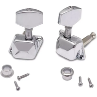 Mécaniques à touches semi-fermées têtes de Machine cheville de réglage de guitare pour pièces de guitare électrique accessoires d'instruments de musique de remplacement