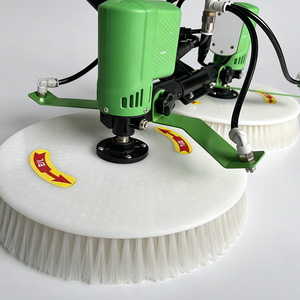 <span class=keywords><strong>Brosse</strong></span> de nettoyage solaire <span class=keywords><strong>rotative</strong></span> à double tête JIEPUSHI, <span class=keywords><strong>laveur</strong></span> de panneaux photovoltaïques motorisé avec perche télescopique en alliage d'aluminium - Product Image 3