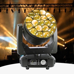 Equipo Profesional para Escenarios, 19 Piezas, Lámpara de Cabeza Móvil LED Bee Eye, Luz de Cabeza Móvil LED DMX RGBW - Product Image 1
