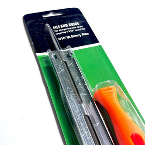 Kit d'affûtage <span class=keywords><strong>de</strong></span> chaîne <span class=keywords><strong>de</strong></span> tronçonneuse haute performance, lime ronde <span class=keywords><strong>de</strong></span> 4,8 mm (3/16 po) avec guide et poignée pour pièces <span class=keywords><strong>de</strong></span> réparation <span class=keywords><strong>de</strong></span> tronçonneuse - Product Image 2
