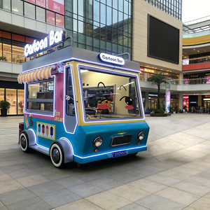 Innovatively Designed Custom Electric Food Trucks & <b>Trailers</b> Mobile Vending Vehicles Customizable Color Ads Luxury Fashionable - Product Image 1