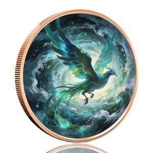 Medalla de Cobre Puro .999 de 5 AVDP oz, Favorita de los Coleccionistas Globales, Moneda de Cobre Personalizada con Relieve Alto y Color - Product Image 2