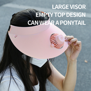 Xách Tay Có Thể Sạc Lại Visor <span class=keywords><strong>Fan</strong></span> Thiết Kế Hiện Đại Của Nhãn Hiệu Nguồn Điện Cho Nhà RV Xe Sử Dụng Ba Làm Mát <span class=keywords><strong>Cap</strong></span> Cho Hoạt Động Ngoài Trời - Product Image 3