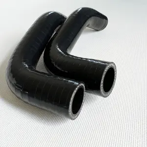 Custom High Pressure Resistant Silicone Radiator Braided Car Rubber Hose Kit Water Fuel Molding Cutting Service