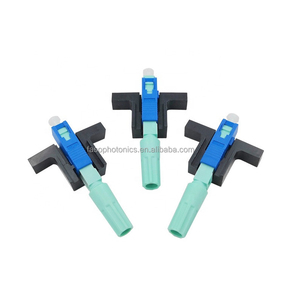 Conector Rápido de Fibra Óptica SC APC Simplex Core con Certificación CE para Terminación de Campo de Cable de Fibra Óptica FTTH - Product Image 1