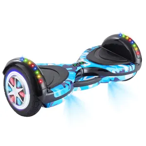 أفضل جودة 8 بوصة hoverboard 2 عجلات الذكية التوازن الذاتي سكوتر الكهربائية التوازن الذاتي مع الموسيقى وسماعات وأضواء LED